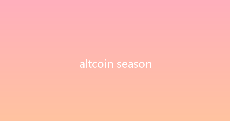 altcoin season 