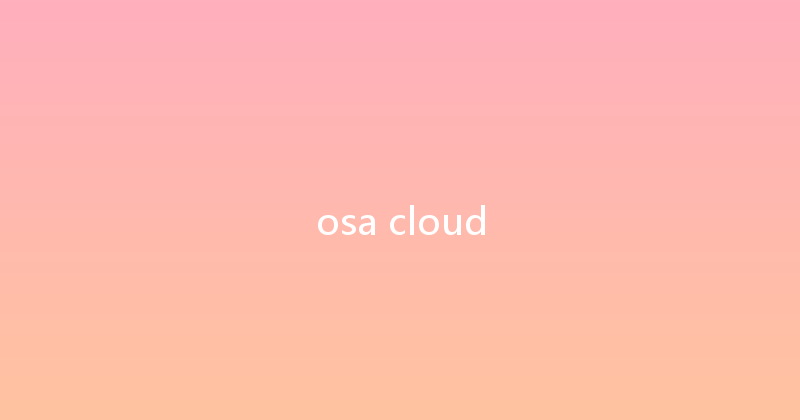 osa cloud 