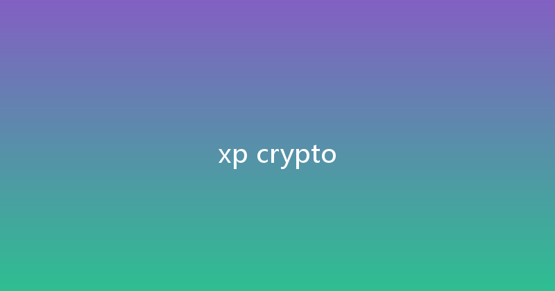 xp crypto 
